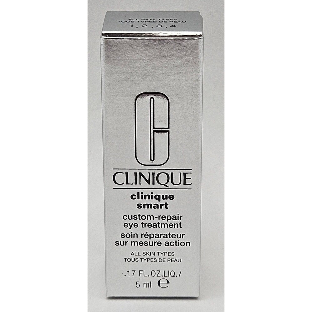 Clinique Smart Custom Repair Eye Treatment .17oz 5ml Travel Size NIB